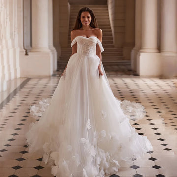 Simple A Line Wedding Gown For Women Sweetheart Customized Wedding Dress Luxury 2026 Evening Bride For Wedding