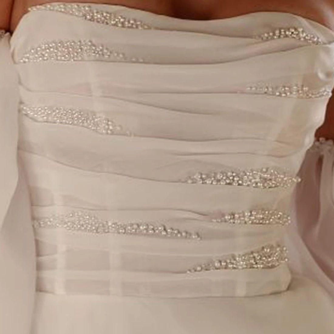 Elegant Tulle Beaded Wedding Dress With Train A Line Tulle Ball Gown For Bride Vestidos Novia Long Sleeve Bridal Party Gown