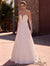 A Line White Wedding Dress With Long Train Sweetheart Backless Custom Made Bridal Dresses Vestido De Novia