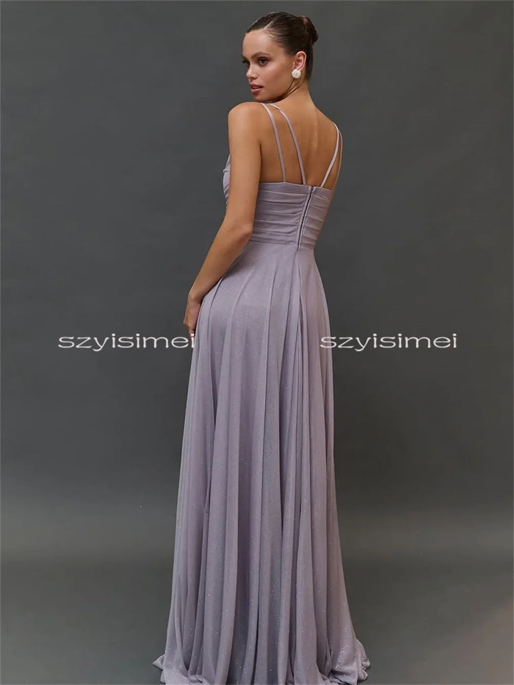 Vestidos de fiesta Evening Dress For Wedding Spaghetti Straps Customized Prom Dresses 2025 Sexy Bridal Dress For Wedding